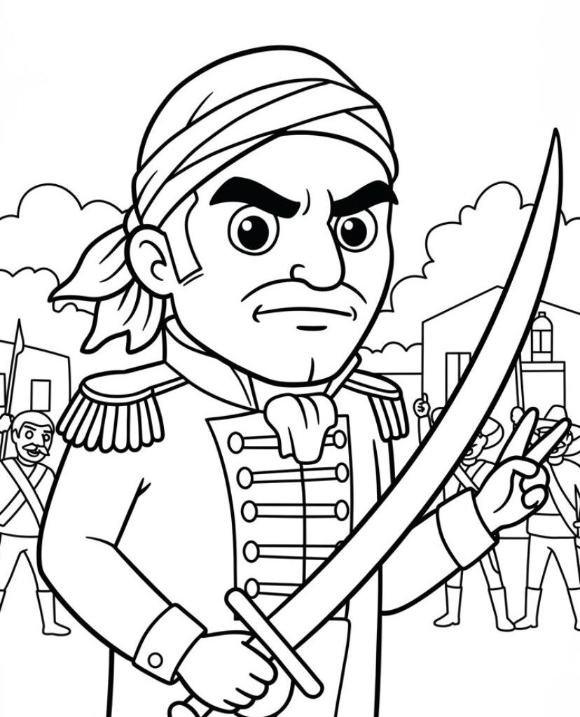 dibujo josé maría morelos