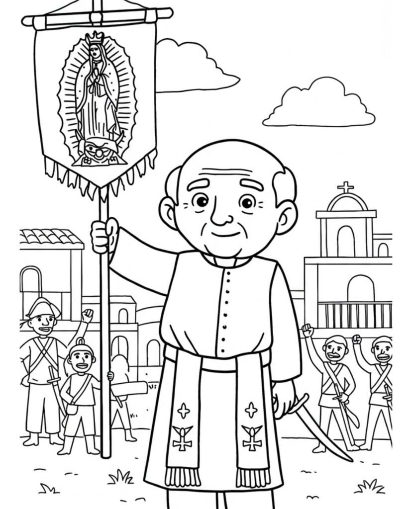 miguel hidalgo dibujo